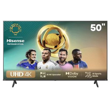 Téléviseur Hisense 50" Google TV UHD 4K
